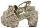 NOA HARMON - TAUPE HAK SANDALEN