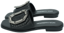 NOA HARMON - BLACK BUCKLE SANDALS