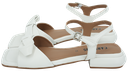 CARMENS - WEISSE SANDALEN MIT ABSATZ