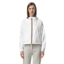 K-WAY - REVERSIBLE SHORT JACKET "LAURETTE PLUS.2" WHITE