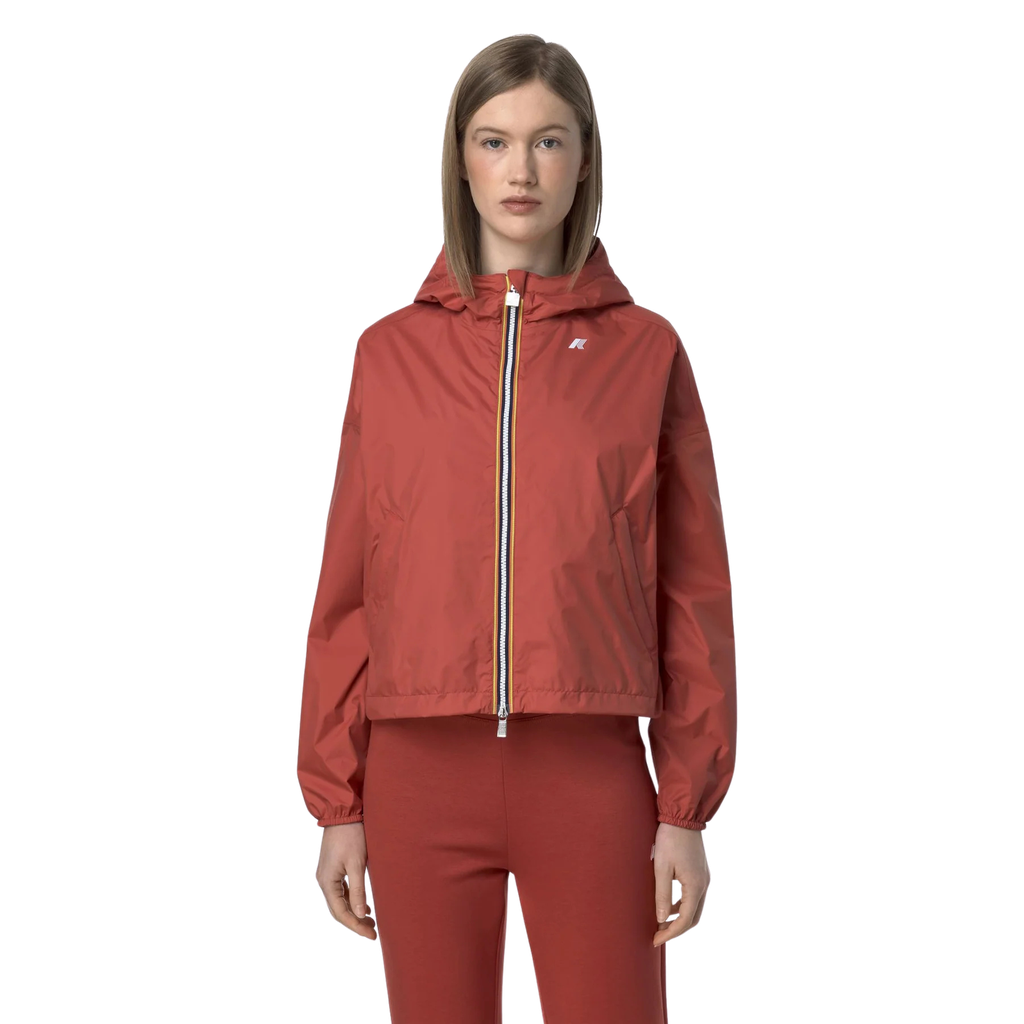 K-WAY - VESTE COURTE RÉVERSIBLE "LAURETTE PLUS.2" BORDEAUX