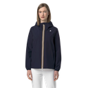 K-WAY - VESTE MI-LONGUE "MARGUERITE" BLEUE MARINE