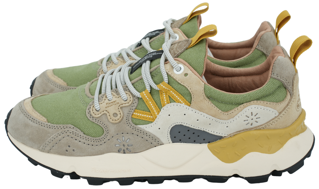 FLOWER MOUNTAIN - KHAKI "YAMANO 3 UNI" SNEAKERS