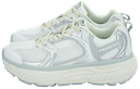 FESSURA - BASKETS "TRAIL DVL" BLANCHES ET ARGENTÉES