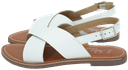 L'ATELIER TROPEZIEN - WEISSE SANDALEN MIT KREUZRIEMEN