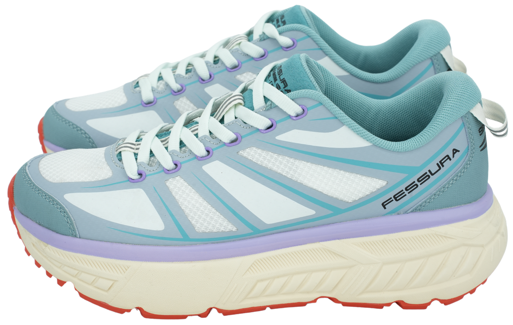 FESSURA - BLAUWE "TRAIL SBL" SNEAKERS