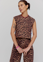 HARPER AND YVE - LEOPARD "GILLY" DENIM VEST