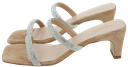 MI/MAI - NUDE "BABS" RHINESTONE MULES