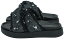 INUIKII - SCHWARZE DENIM-SANDALEN