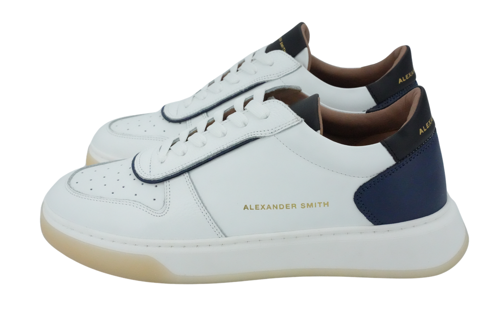 ALEXANDER SMITH - MARINEBLAUWE “HARROW” SNEAKERS