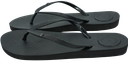 ISOTONER - BLACK "EVERYWEAR" FLIP-FLOPS