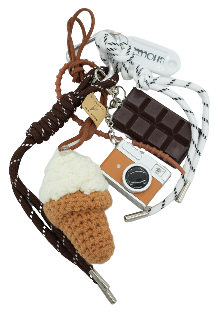 SHOUIA - GRIGRI DE SAC "GLACE" BRUN