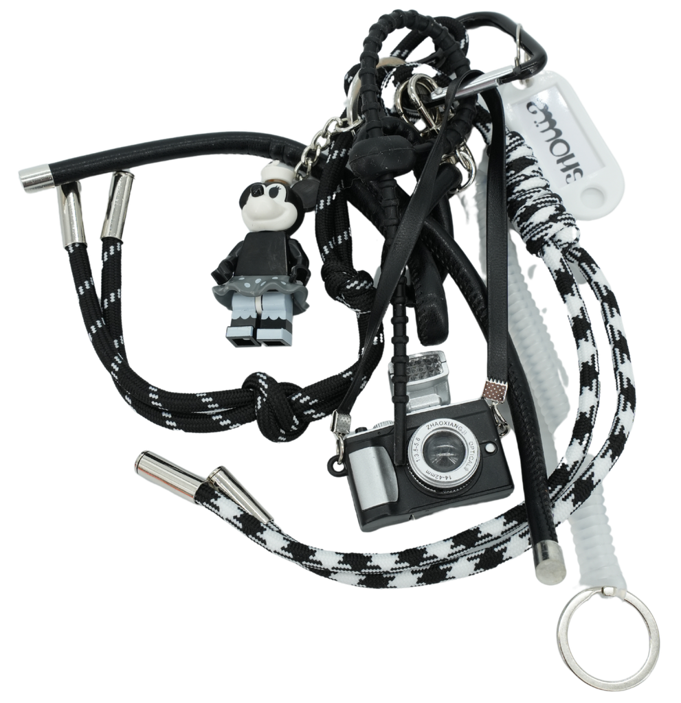 SHOUIA - BLACK "MINNIE" BAG CHARM