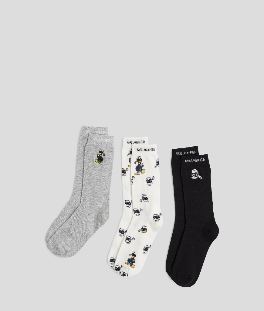 KARL LAGERFELD - SOCKEN MIT DISNEY X KL-PRINT