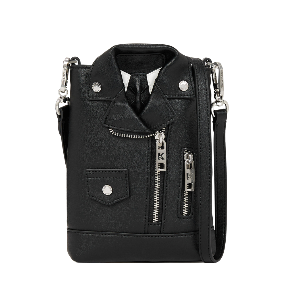 KARL LAGERFELD - "IKON BIKER JACKET" SHOULDER BAG