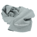 KARL LAGERFELD - ÉCHARPE "K/ESSENTIAL" GRISE CLAIRE