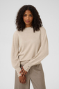 KAFFE - BEIGER „KALIZZA“-PULLOVER