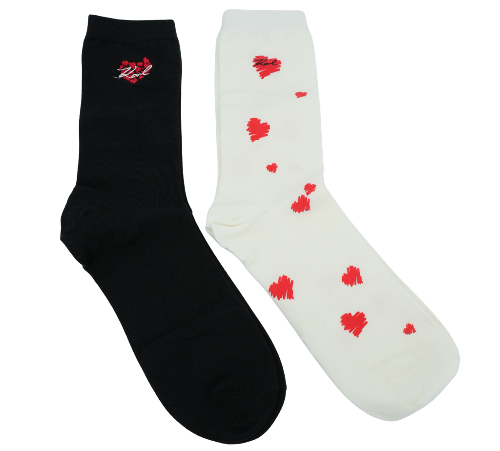 KARL LAGERFELD - CHAUSSETTES COEURS