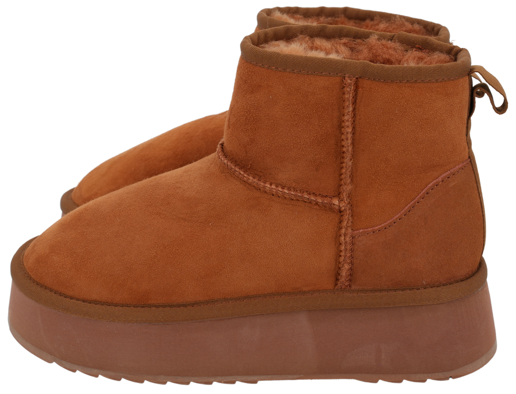 HOOR - BOOTS FOURRÉES OCRES HAUTES