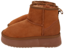 HOOR - HIGH OCHRE FURRED BOOTS