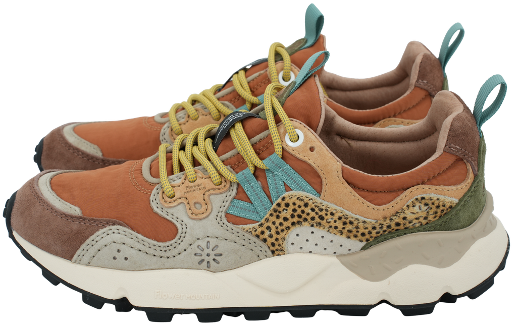 FLOWER MOUNTAIN - "YAMANO 3" ORANJE SNEAKERS (36)