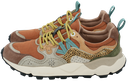 FLOWER MOUNTAIN - "YAMANO 3" ORANGE SNEAKERS