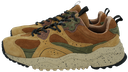 FLOWER MOUNTAIN - BRUINE EN KHAKI SNEAKERS "WAVE"