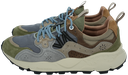 FLOWER MOUNTAIN - GRIJZE EN KHAKI “YAMANO 3” SNEAKERS