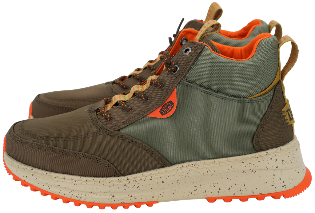 HEY DUDE - KHAKI "TAHOE" MIDDEN SNEAKERS