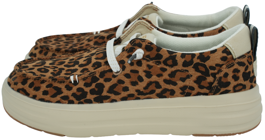 HEY DUDE - “WENDY NOVA” LEOPARD SNEAKERS (36)