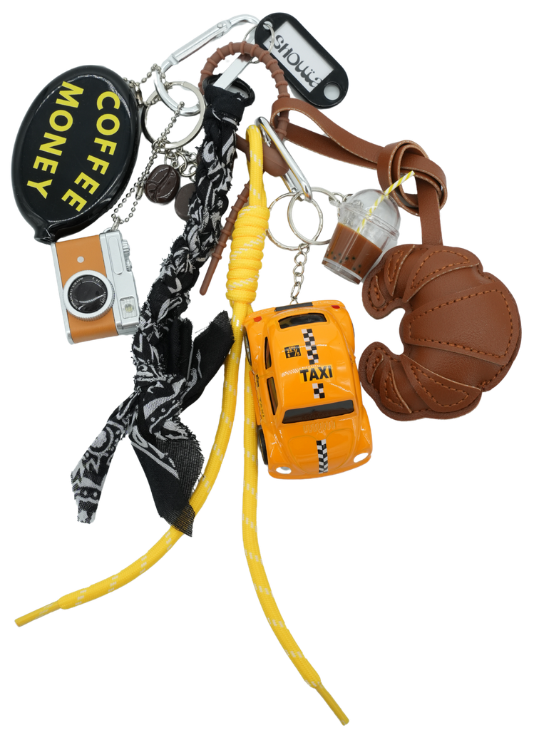 SHOUIA - "COFFEE MONEY" BAG CHARM
