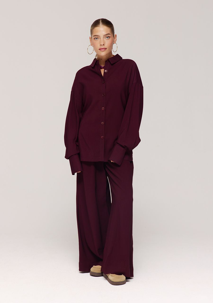 HARPER AND YVE - PANTALON « MEIKE » BORDEAU