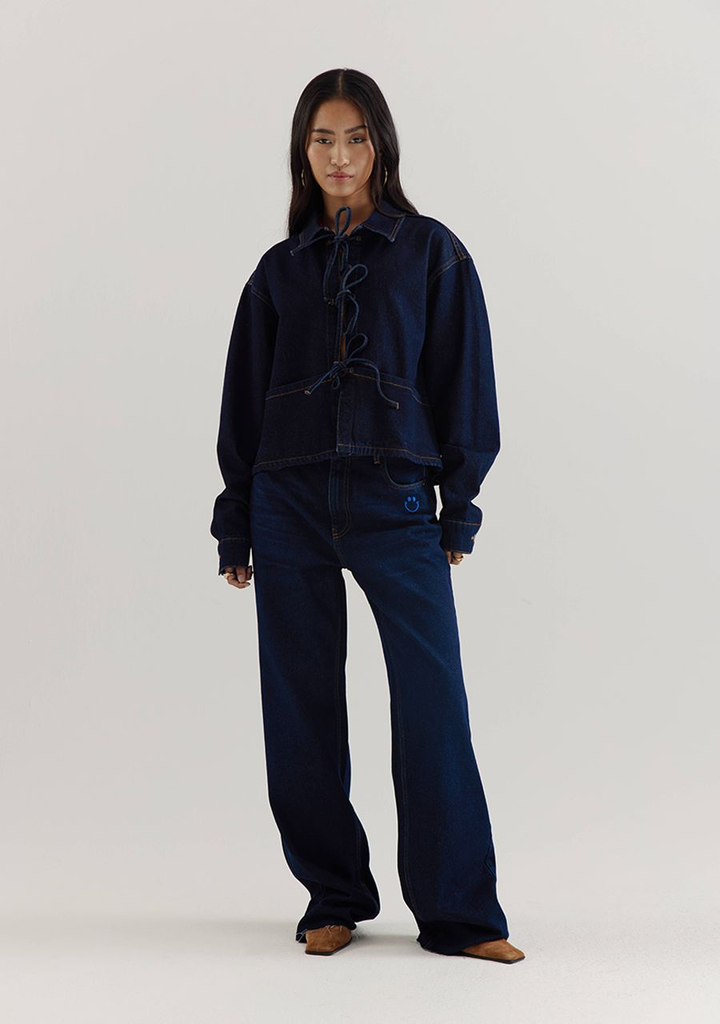 HARPER AND YVE - „YVE“ MARINEBLAU JEANS