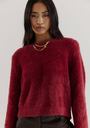 HARPER AND YVE - PULLOVER "NINA" ROUGE