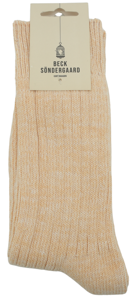 BECKSÖNDERGAARD - CHAUSSETTES "MILEA COZY" BEIGES