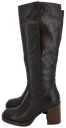 MJUS - BOTTES À TALONS "MICAELA" MARRONS