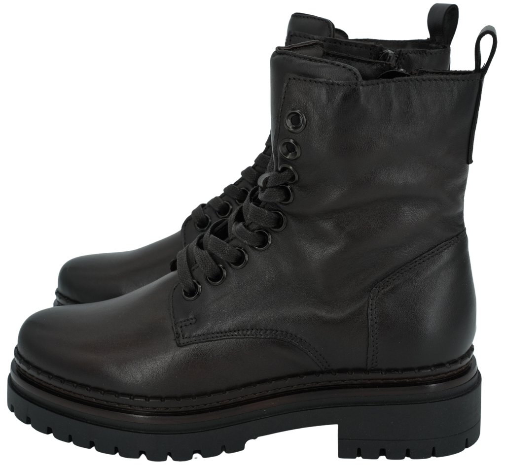 MJUS - BRAUNE STIEFELETTEN „DEREK“ ZUM ÜBERZIEHEN