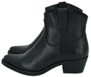 APPLE OF EDEN - BOOTS WESTERN "EVIE" CUIR NOIRE