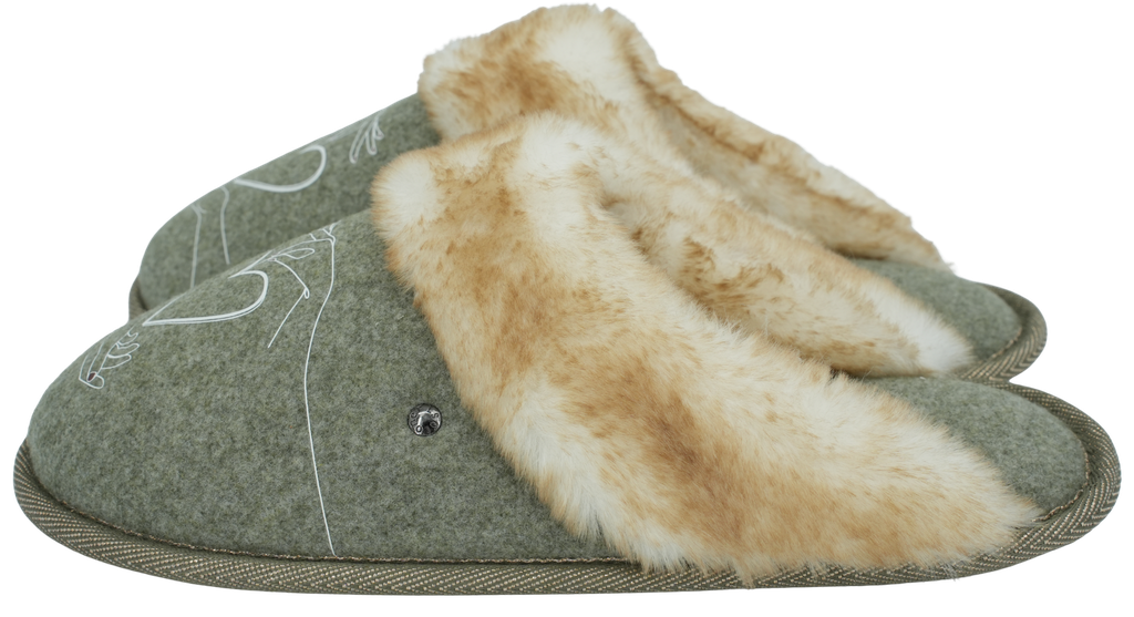 ISOTONER – KHAKIFARBENE HAUSSCHUHE