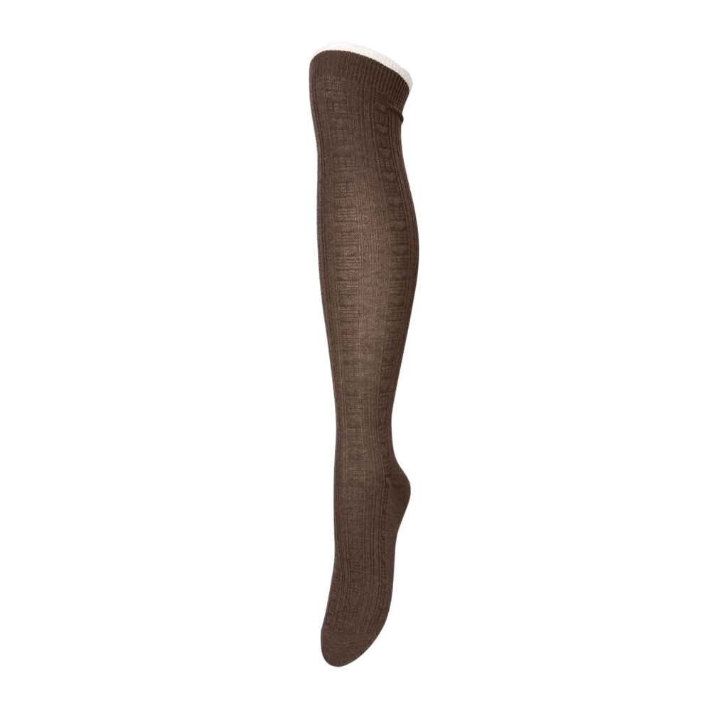BECKSÖNDERGAARD -  KNIEKOUSEN "SCALLOP KNEE" (37-39, Marron)