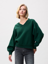 CATWALK JUNKIE - PULLOVER COL V VERT SAPIN