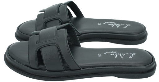L'ATELIER TROPEZIEN - SANDALEN SCHWARZ