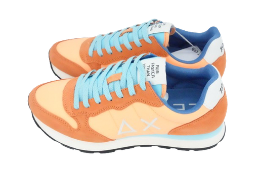 SUN68 - ORANGE "TOM SOLID" SNEAKERS
