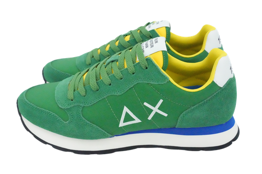 SUN68 - GREEN "TOM SOLID" SNEAKERS
