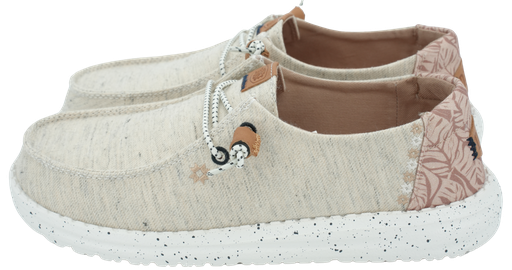 HEY DUDE - PINK “WENDY TROPICAL” MOCCASINS