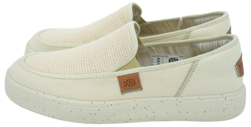 HEY DUDE - SLIP-ON „SUNAPEE COASTLINE“ BEIGE