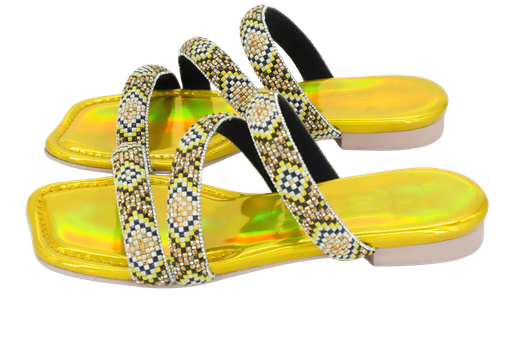 RAS - GELBE SANDALEN „AMAZONAS“.