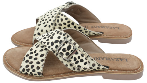 LAZAMANI - DALMATIAN TWO STRAP MULES