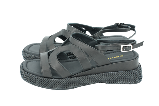 BRUNO PREMI - JETA NERO SANDALS