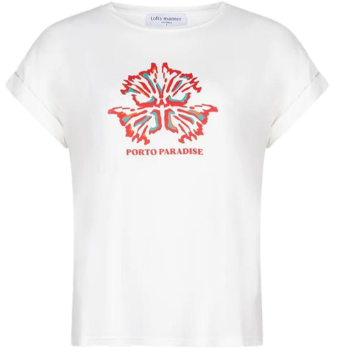 LOFTY MANNER - T-SHIRT DAVIE WHITE